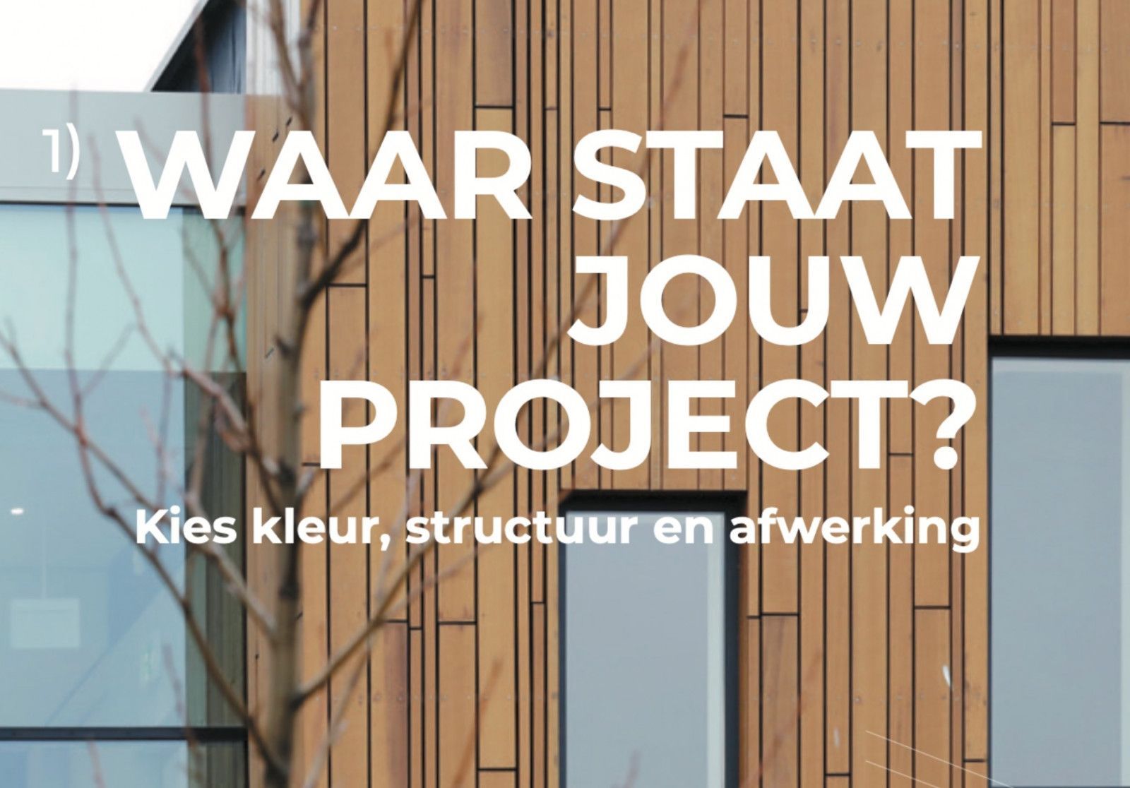 Kleur, structuur en afwerking houten gevelbekleding Kleur, structuur en afwerking houten gevelbekleding