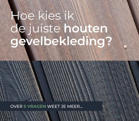 Houten gevelbekleding kiezen