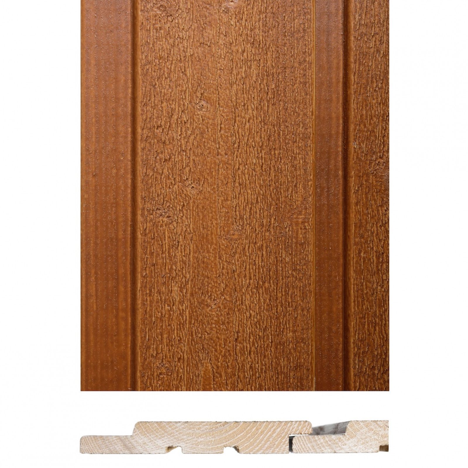 Houten gevelbekleding - channelsiding profiel Houten gevelbekleding - channelsiding profiel